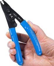 Fiber Optic Cable Tri-Hole Stripper, High Carbon Steel