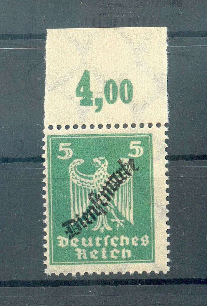 Dr. Service 106 POR Upper Margin** MNH Mint Never Hinged 40EUR (73239)