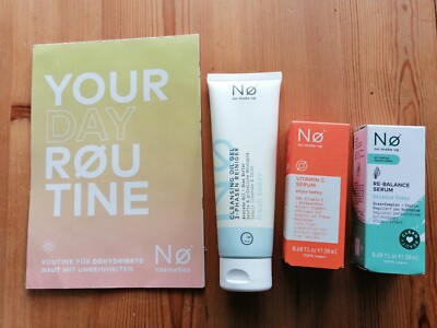 No make up Cosmetics Waschgel 3 phasen Reiniger, Re Balance Serum Vitamin C
