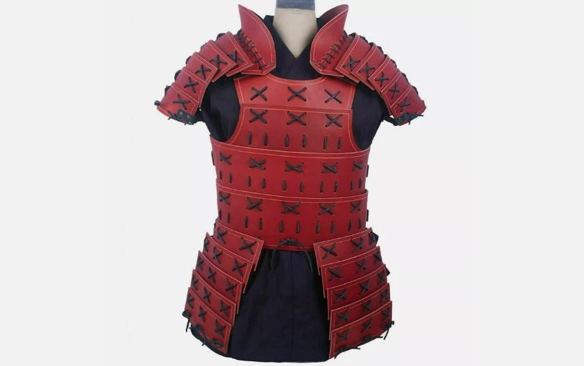 WEEKEND SALE Samurai leather Armor SCA LARP cosplay costume armor - Image 2 of 3