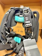 Mares XR-Rec Trim Single Backmount Set-Aqua marine *New