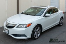 Eos Visors For 13-21 Acura Ilx Jdm In-channel Side Vents Window Rain Guards