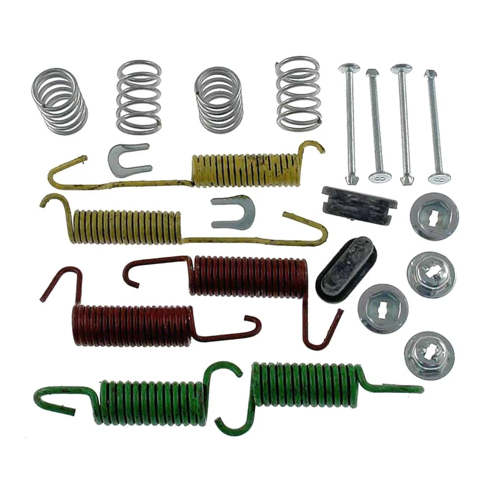 Tambores de freno traseros y zapatas de freno kit de resorte de hardware para Ford Mustang 1989 1990 Foto 2 de 4