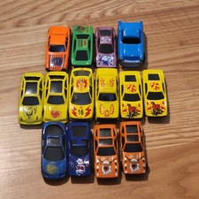 Lot of 14 Die Cast Race Cars Lightweight Unbranded