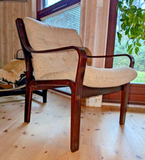 Lounge Chair Vintage 60er Rosewood Retro Easy Chair Danish 60s B13b