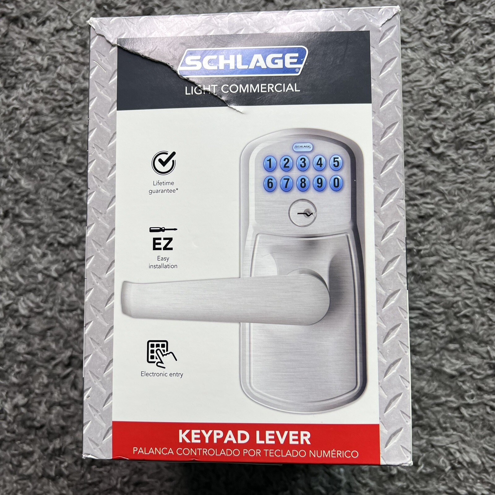 SCHLAGE FE575 PLY 626 ELA Plymouth Keypad Entry with AutoLock and Elan