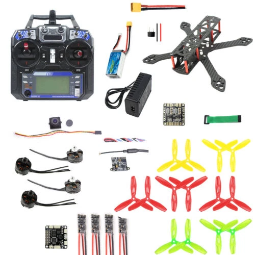 JMT 220mm DIY FPV Racing Drone Quadcopter Kit with F3 FC 2300KV Motor 20A  ESC