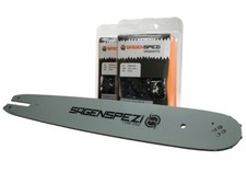 Juego de espada de 40 cm con 2 cadenas VM .325" 62TG 1,6mm adecuado para Stihl 025 MS250
