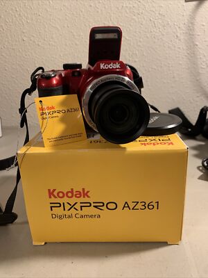 Kodak Digital Camera AZ361 16MP 36X Zoom 3” Screen Box