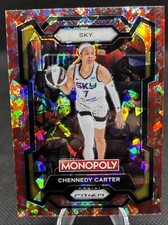 2024 Panini Prizm Monopoly WNBA Chennedy Carter #52 Free Parking Chicago Sky