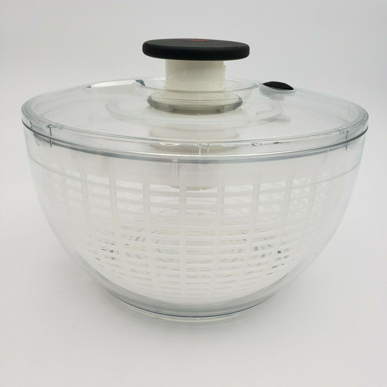 OXO Salad Spinner Clear 8 Inch Clean Bowl E Strainer 信頼 送料0円 Top