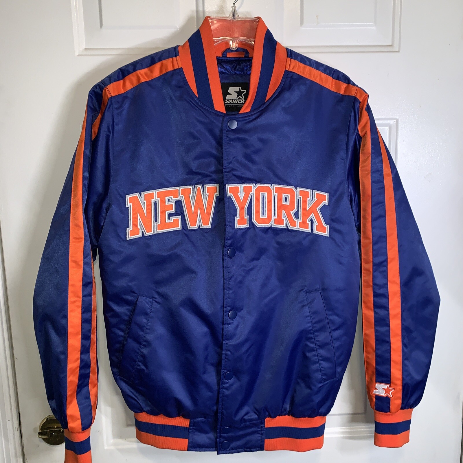 New York Knicks Starter Jacket Black 