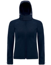 B&c Ladies Hooded Softshell Stretch Work Jacket - Jw937