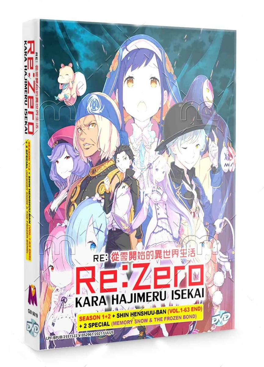 Anime DVD Re:Zero Kara Hajimeru Isekai Season 1+2 + Shin Henshuu-Ban + 2  Special