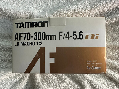 Tamron Zoomobjektiv AF70-300mm F4-5.6 Di LD MACRO 1:2 - Brandneu in Box