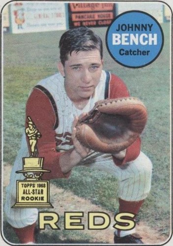 1968 TOPPS #247B ERROR CARD JOHNNY BENCH ROOKIE BVG 4 VG-EX RARE