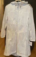 Rain/WINDY Coat women Red Valentino EURO-40; USA-2  WHITE /SILVER MUST HAVE