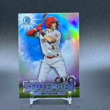 Matt McClain 2023 Bowman Chrome Sites On September Reds Refractor Insert