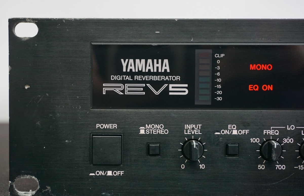 Yamaha Rev-5 Vintage Programable Stereo 80's Digital Reverberator