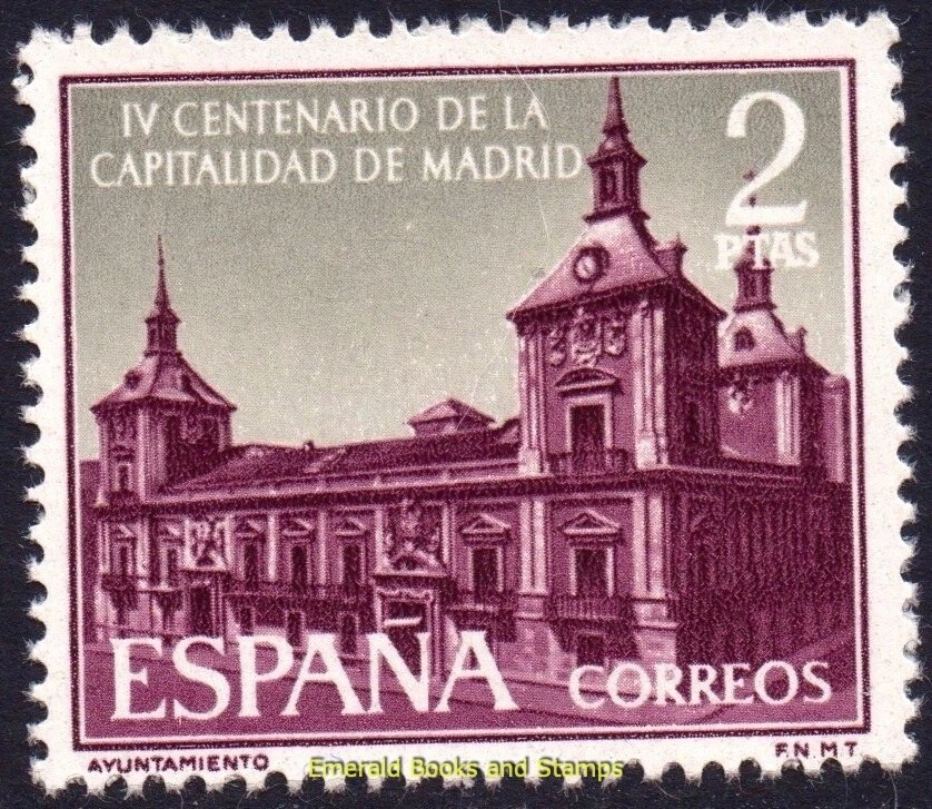 EBS Spain 1961 - Madrid as Capital - Capitalidad de Madrid - 1283-1288 MNH** - Image 4 of 4