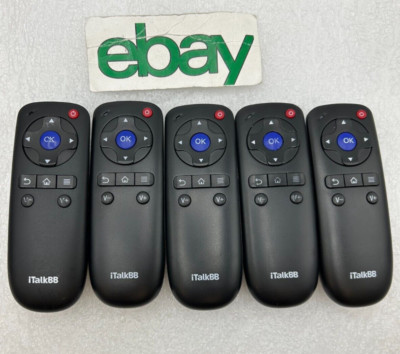 LOT OF 5 iTALK BB internet TV  Remote Control Fat w/ Free Shipping