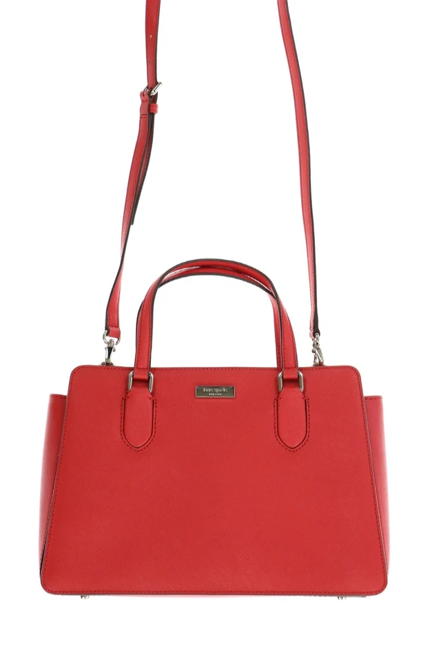 Kate Spade New York 249630 女式 Laurel Way Reese 挎包红色 M 码 — 第 2/4 张图片