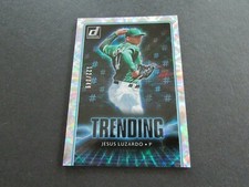 2021 Donruss Baseball Jesus Luzardo Trending Card #TR8 Silver Parallel 122/349