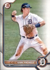 2022 BOWMAN PROSPECT DETROIT TIGERS IZAAC PACHECO #BP-106