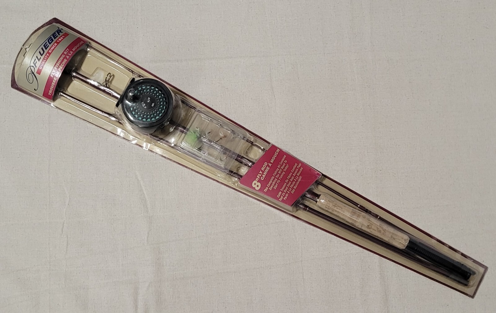 Pflueger  8' Complete 3pc. Fly Fishing Combo Kit Model PFYKI