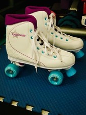 White leather roller skates size 10 womens new