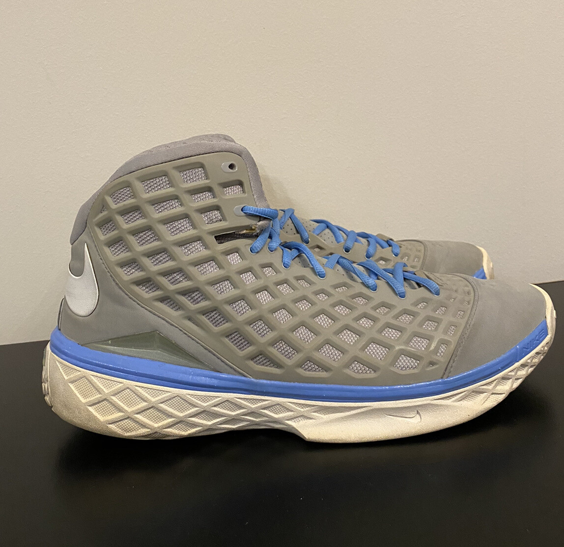 Nike Mens Zoom Kobe III 3 MPLS 318090-011 Size 11.5 Lakers Grey Blue White