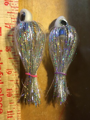 High Percentage Big Eyes Salmon Trolling Flies Pack Of 2- 4  Unrigged