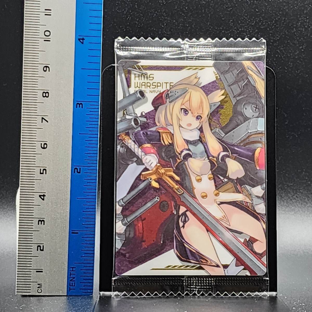 Warspite HMS Royal Navy Azur Lane Card CCG Japanese BANDAI #SSR04