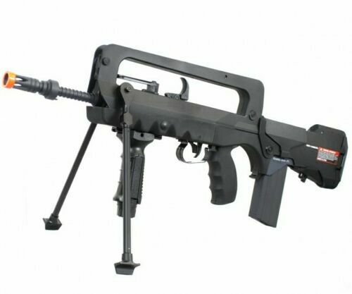 FAMAS Machine Gun AEG by Cybergun Airsoft 445 ft/sec w/ Smart Ch