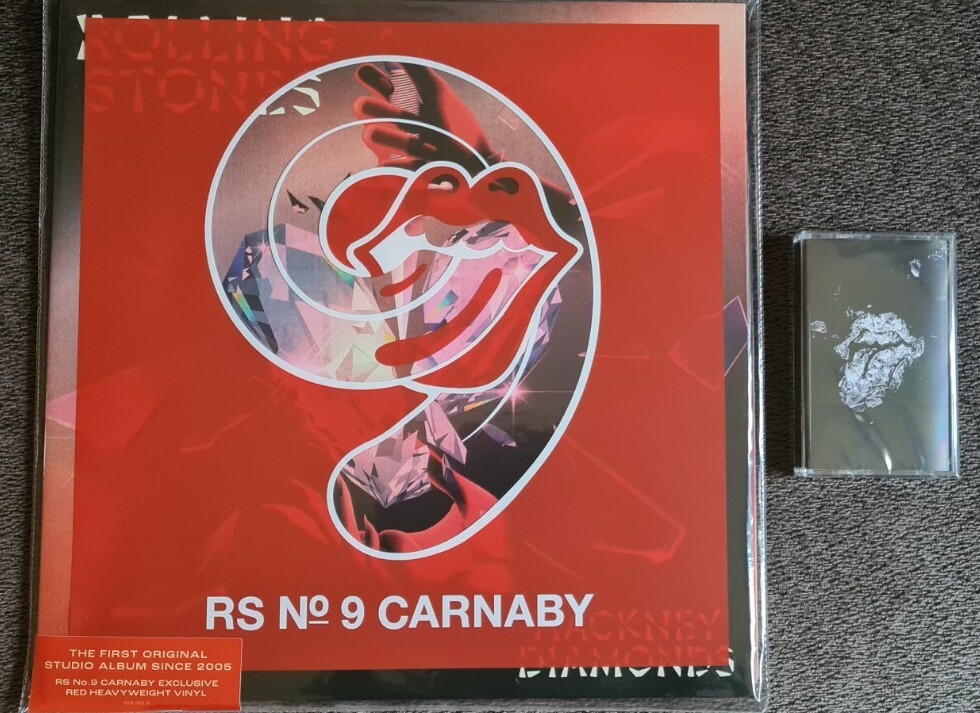 Rolling Stones Hackney Diamonds Red Vinyl Carnaby Street + Exclusive  CASSETTE