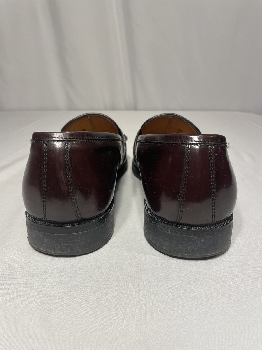 Bostonian Florentine Mens Loafers Size 10M Burgundy Leather  display picture 1