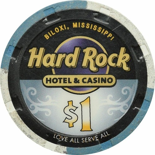 Hard Rock Casino Biloxi Mississippi $1 Chip | eBay