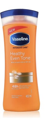 Vaseline Even Tone Body Lotion& Vitamin B3 - SPF10 -  48h Every Day Sun Pro400ml