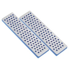 100mm  Extra-Coarse Ski Snowboard 2Pcs Diamond Stone Edge Files,Blue