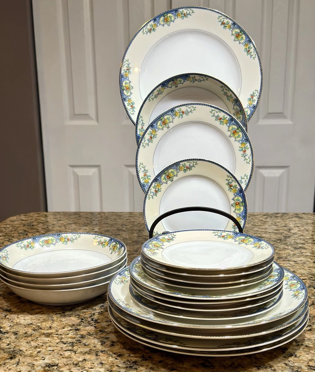Noritake Blue Floral Dinnerware & Serveware for sale | eBay
