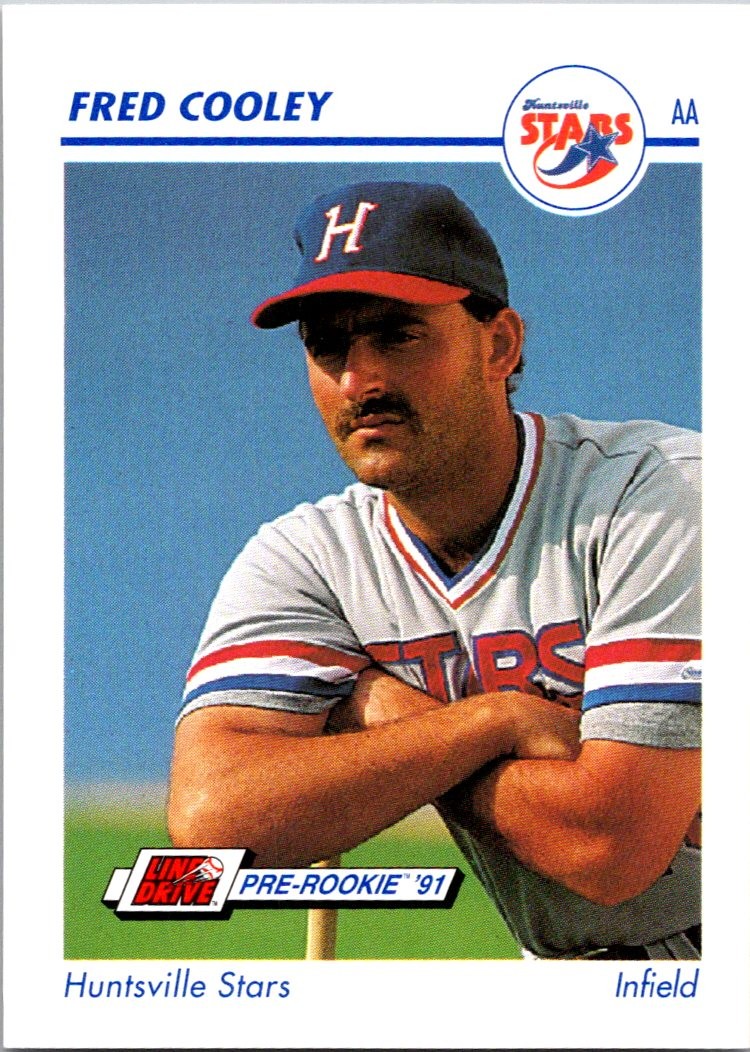 Fred Cooley 1991 Line Drive AA #283 Huntsville Stars