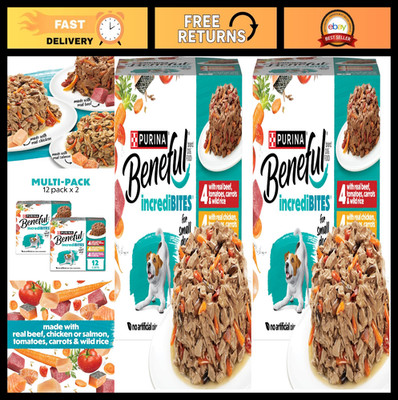 Small Breed Wet Dog Food Variety Pack - IncrediBites 3 oz Cans (4 Pack)