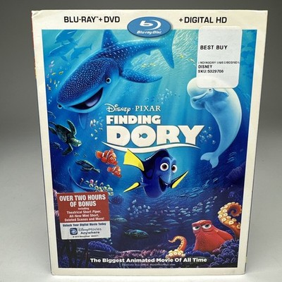 Finding Dory (Blu-ray & DVD, 2016) 3 Disc Set w/ Slipcover