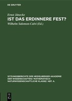 Ist Das Erdinnere Fest? Ernst JäNecke