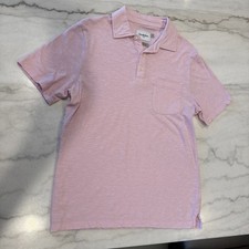 Goodfellow Co. Men's Standard-fit Short-sleeve Polo Size M Pink Color