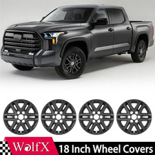 For 2023-2026 Toyota Tundrasequoia Wheel Covers Matte Black 18 Hubcaps 4pcs