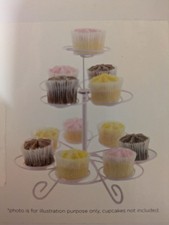 Wire Cupcake Stand Light Pink