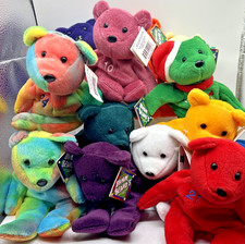 Vintage 1998 Salvino's Bamm Beano's All-Star Plush Teddy Bear Lot 13 Baseball