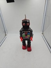 Ko Yoshiya Vintage Tin Toy WIND-UP MOTOR HIGH-WHEEL ROBOT Showa Retro