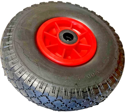 KOVA® PU Rad 260mm Sackkarrenrad Vollgummi Sackkarre Pannensicher 3.00-4 S/R